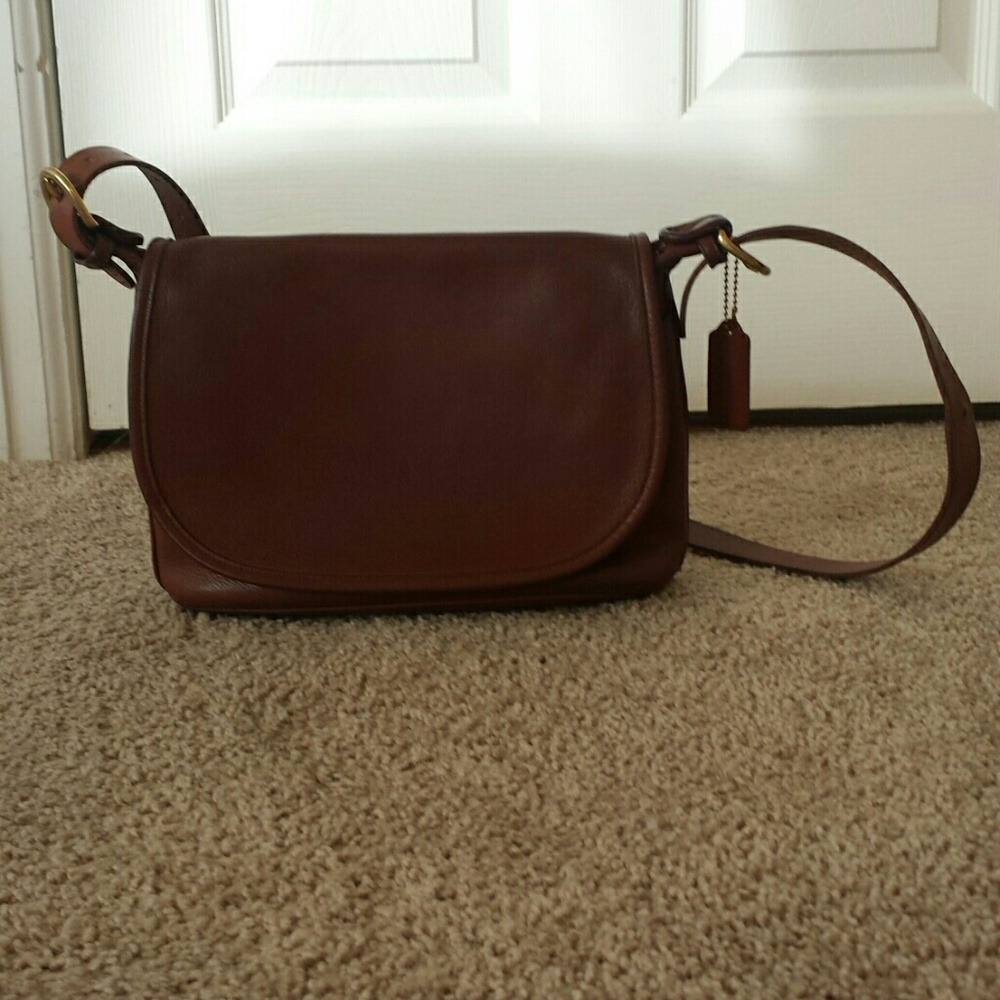 Coach leather crossbody purse